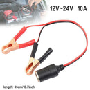 Car Battery Pump Alligator Cigarette Lighter 12V 10A Power Socket Adapter SN9F
