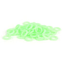 50Pcs Green Color Camping Night Vision Luminous Ring Round Tents Accessories Z