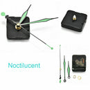 Quartz Clock Movement Mechanism DIY Repair Parts Kit + Luminous Hands