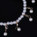 Elegant Elastic Women Pearls Anklets Leg Bracelet Ankle Chain Beach Jewelry