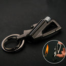 3 In 1 Multi-Function Keychain Match Stick Outdoor Key Pendant Male Fire WatR9F1