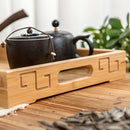 Bamboo Tray Square Bamboo Wooden Rectangular Plate Steak Fruit Snack Tray T