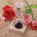 1pcs Magnet Hourglass Awaglass Hand-blown Sand Timer Desktop Decoration Mag F3W7