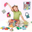 Manual Weaving Elastic Rope Multicolor DIY Bracelet Cup Cushion Accessories