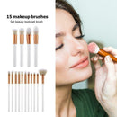 15pcs Makeup Brush Set Cosmetic Face Care Foundation Eyeshadow Powder Concealer