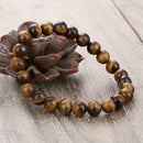 Bead Bracelet Yellow Tiger Eye Charm Bracelets for Men Women Jewelry Gift