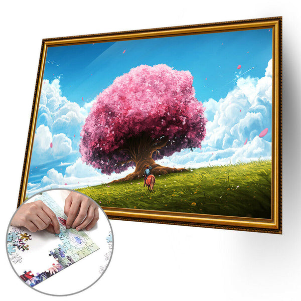1000pcs Assembly Cherry Tree Jigsaws Picture Puzzles for Adults Children
