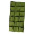 2Pcs  Garden Plant Wall Hanging Grow Bag Sack 72 Pockets And 18