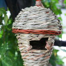 Birds Cages Garden Ornament Artificial Bird Nest Straw Bird Nest Woven Bird