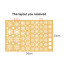 Christmas Snowflake Electrostatic Adsorption Window Stickers New Year Decora Gw