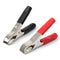 4X 75mm 30A Crocodile Alligator Car Van Battery Test Lead Insulated Clips JR
