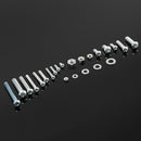 M3/M4/M5/M6 Galvanized Flat Screw Cross Head Bolt Nuts Washers Set Kit