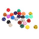 25Pc Acrylic D12 Dices for Dungeons &Dragons D&D TRPG Adults Pub Bar Fun