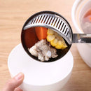 Stainless Steel Soup Spoon Kitchen Long Handle Colander Hot Pot Spoons