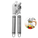 Can Opener Stainless Steel Manual Tin Can Opener Heavy Duty 3-in-1 Bottle O L9M8