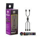 Cooler Master 3 Pin ARGB Fan Splitter Cable 1 to 3 5V Cooler Connector Cord