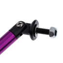 2Pcs Tone Aluminum Car Front Bumper Lip Splitter Tie Rod 10cm 3.9inch Purple