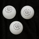 3 Pieces 3-Star 40+mm White Ping Pong Balls, New ABS Material Table Tennis Balls
