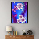 Full Round Drill Diamond Painting DIY Butterfly Flowers Picture (A1021)
