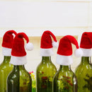 10x Xmas Mini Lollipop Lollypop Santa Claus Hat Cap Wrap Christmas Party Decor