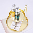 Iron Double Layer Storage Tray Sundries Snacks Jewelry Cosmetic Display Pla