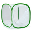 Insect and Butterfly Habitat Cage Terrarium Pop-up 12 x 12 x 12 Inches (Whi M5L5