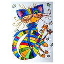 5D DIY Full Drill Diamond Painting Cat Cross Stitch Embroidery Wall Art Kit