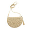 Tassels Beach Messenger Handbag Women Girl Crochet Straw Shoulder Bag/Beige