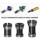 3pcs Carbon Steel Collet Chucks for Engraving Trimming Machine Converter