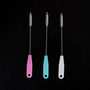 Baby Feeding Water Cup Straw Washing Brush Stainless Steel Handle Cleaning SEAU