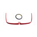 1 Pair Car Painted ABS Rear Bumper Splitter Spoilers Canard Rear Bumper Sid