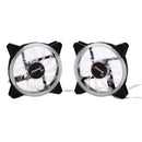 LED Cooling Fan RGB 12cm DC 12V Brushless Cooler For Computer Case PC CPU lj