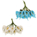 Set 288 Artificial Calla Lily Flowers Bouquet Home Party Wedding Decor