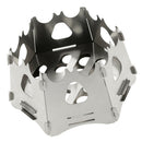 Foldable Outdoor Camping Wood Stove Stainless Steel Survival Cooking Burner