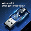Mini USB Bluetooth 5.0 Transmitter Receiver Stereo Adapter 3.5mm AUX For T Hn
