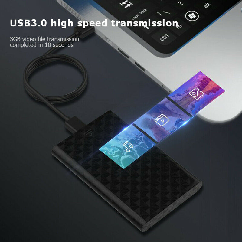 USB3.0 External SSD Adapter Box 2.5 inch SATA Mechanical Solid State Hard Drive