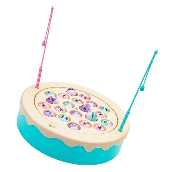 Kids Fishing Pole Game Toys 21 Mini   Toys Set Rotate Board for Girls Boys
