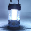12 LED Portable Camping Camp Lantern Light Lamp with Compass I6U8