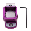 Magnetic Billiard Chalk Holder Pool Cue Sticks Accessory with Clip Purple