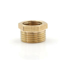 Brass Pipe Fitting Reducing Bushing 3/8" MNPT x 1/4" NPT(F) Reducer Adapter JR