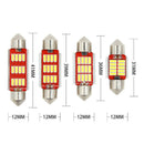 2Pcs 39mm 4014 12SMD C5W Car LED Light Canbus License Dome Interior Reading L BX