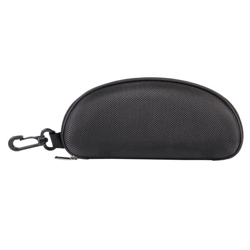 Black Pattern with a Hook EVA Glasses Case T6D9