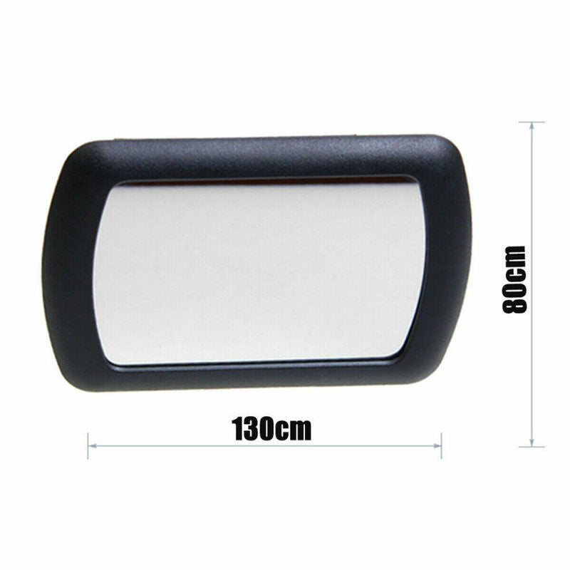 2PCS Black Clip on Car Sun Visor Vanity Mirror Sun-shading Cosmetic Mirror Autom