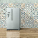 24pcs Waterproof Tiles Mosaic Wall Stickers Kitchen Bathroom Adhesive Decor A