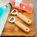 Wood Bartender Bottle Opener Wine Beer Soda Glass Opener Kitchen Tools X6X5