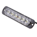 2 PCS 6 LED Car Truck Emergency Beacon Light Bar Hazard Strobe Warning