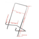 Metal Easel Bowl Plate Art Photo Picture Frame Holder Book Display Rack_M