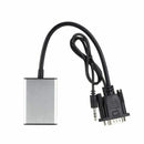 VGA Male To HDMI Output 1080P HD + Audio TV HDTV Video Cable Converter A JQE