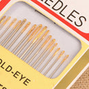 80pcs Useful Hand Sewing Stitches Needles Self Threading Easy to Thread Pins