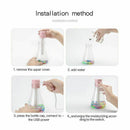 Humidifiers 500ml Portable USB Wishing Bottle Mist Spray Light Bar Dreaming